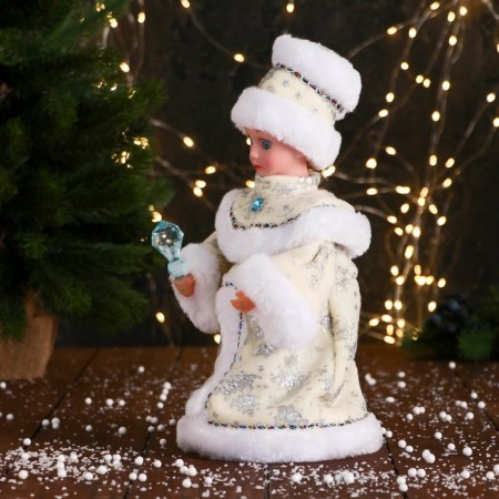 Snow Maiden "Crystal, beige" moves, 28 cm-3