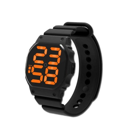 Electronic watch watches with silicone strap, moisture -proof