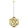 Lamp 2623/1 E27 40W gold 35x35x35-135 cm