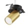 Technical C048CL-U-1BMG, 1xGU10, 10W, 5.2x5.2x12.3 cm lamp, black and matte gold.