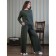 Trouser suit, size 52, khaki color