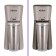 Coffee machine KitFort KT-7252-1, drop, 700 watts, 0.35 l, dark gray