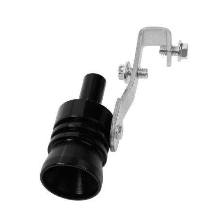 Whistle in the silencer, size l, under the diameter of the pipe 44-55 mm, black