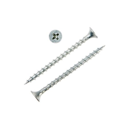 Self -cut through 3.5x51 mm tundra Premium, hide, large threads, pH slings, white zinc, 1 kg