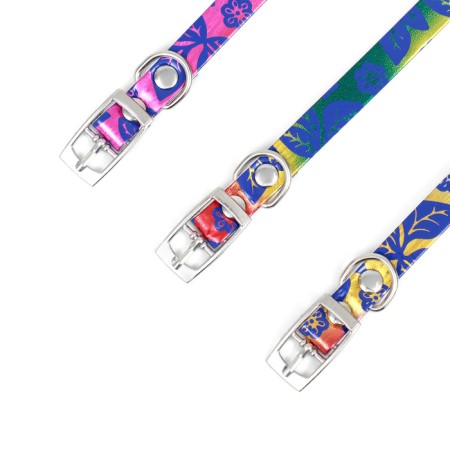 Collar "radiance" with a bell, 29 x 1 cm, Osh 20-25, blue-8