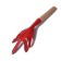 A set of garden tools, 3 objects: scoop, looser, fork, length 28 cm, wooden handles, Greengo