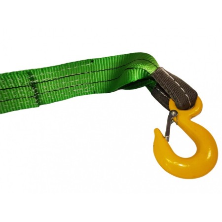 Cable tugbox service key, super-superintendent, 10 tons, 5 m, tape width 60 mm, 2 hooks 94898-3