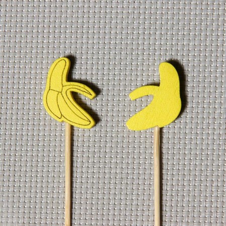 Madagascar banana skewers, 12 cm, set 25 pcs-1