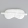 Silk mask for sleeping "cats", 20 x 9 cm, white color