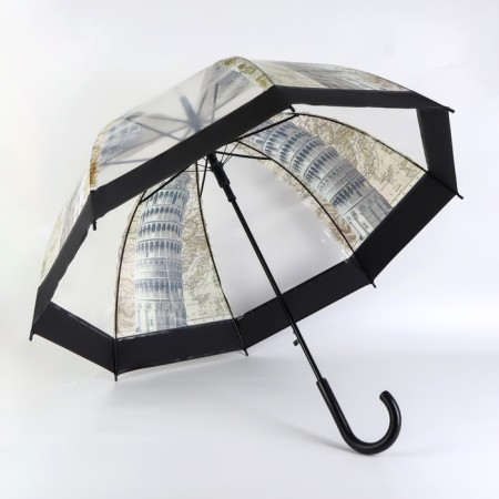 Umbrella - a semiautomatic “towers” ​​cane, 8 spokes, r = 42 cm, color mix-2