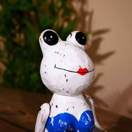 Souvenir "Frog" hanging paws, wood 35 cm-5