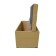Puff with a lid and weighting, 800 × 400 × 420 mm, bingo velor, Mustard color