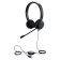 Headphones with a microphone Jabra Evolve 20 UC Duo black 1.2m patching heading (4999-829-2 106857