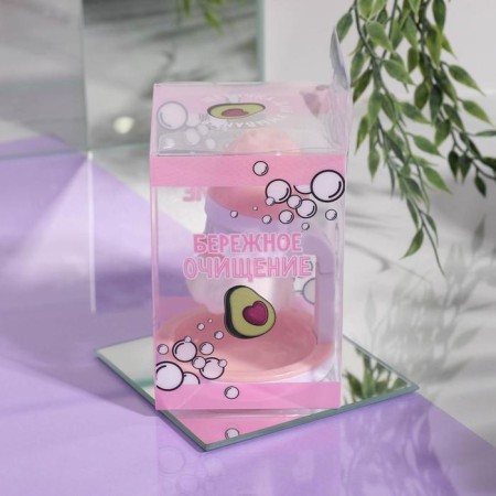 Washing brush with a stand "Avocado"-4