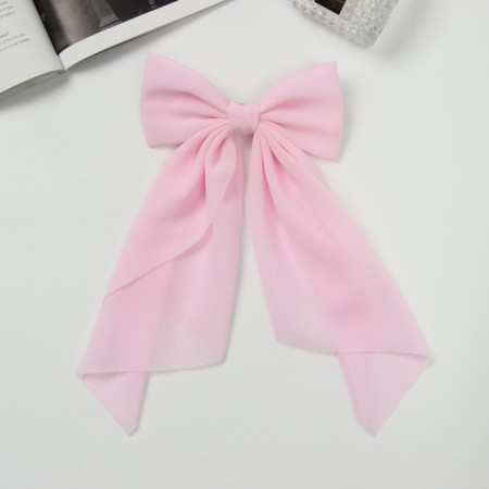 Hair hairpin "Julia" 24x12 cm, pink