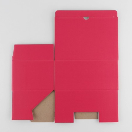Gift folding box, packaging, Fuchsia, 22 x 15 x 10 cm-8