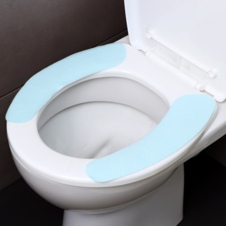 The sticker for the toilet is plain, 2 pcs (blue)-1