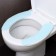 The sticker for the toilet is plain, 2 pcs (blue)
