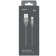 PERO DC -02, microUSB - USB, 2 A, 1 m, fabric braid, gray