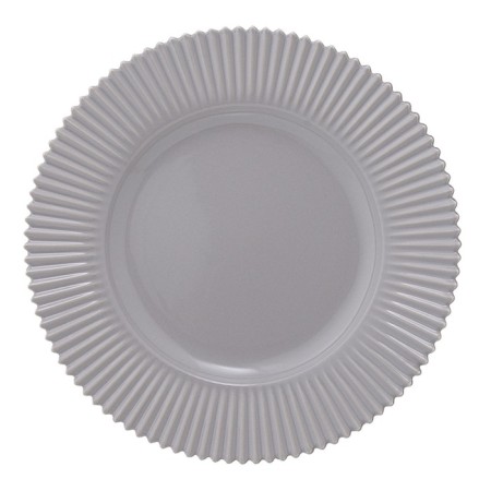 Set of plates Tkano Edge, 21 cm, 2 pcs, dark gray color-4