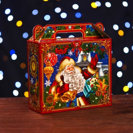 Gift box "Festive collage" 17.3 x 6.5 x 15 cm