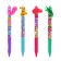 Gel handle Erased ink, blue rod, 0.5 mm, machine gun, hull of animals mix