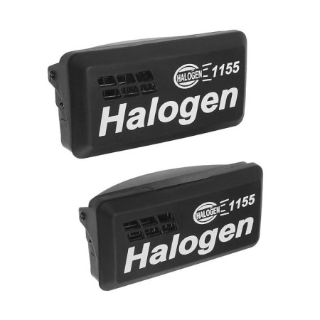 Fighting headlight AVS PF-1155H, H3, corrugated with a folding lid, set 2 pcs 167x80 mm-1