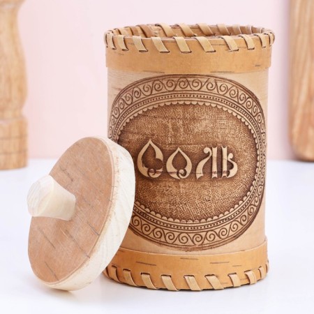 TUES "Salt", 8.5 × 8.5 × 12 cm, mix, birch bark-2
