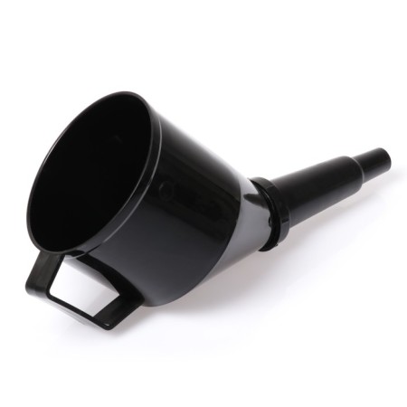 Flood funnel with an angular nose, with a net, collapsible, diameter 123 mm, length 325 mm, mix-7
