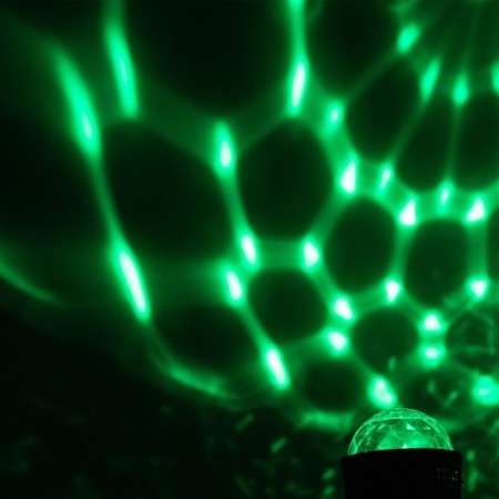 Light device "Mini discs" 8 cm, reaction to sound, glow RGB, 5 V-14
