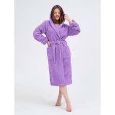 Frequencies Tainted dressing room with a hood, size 56-58, lilac color