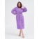 Frequencies Tainted dressing room with a hood, size 56-58, lilac color
