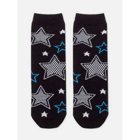 Children's socks with drawings Conte Kids Sof-Tiki, size 18, color black, blue-1