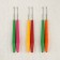 Needles for raising loops, 2 pcs, color mix