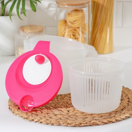 Green dryer with a measuring jug, 1950 ml, 23 × 17 × 15 cm, color mix-1