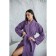Frequency bathrobe, size 52, lavender color