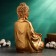 Steam for the little things "Buddha with lotus" bronze, 19x17x32
