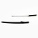 Souvenir weapon "Katana Orochi" 89 cm, blade 46 cm, scabbard, black, matte, b/stands