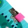 Notebook Gift A6, 45 sheets, on the castle, on the crest, line, "Dino", mix
