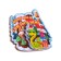 New Year's magnet two -layer "Board House and Happiness in it!" Symbol of the year, 8 x 7 cm