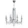 Valencia chandelier, size 84x215x84 cm, 480W 8xe14 IP 20