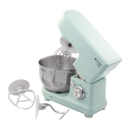 Vitek VT-1436, 1000 W, 4 l, 6 speeds, 3 nozzles, blue, blue-3