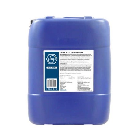 Transmission oil ngn a-line Atf Dexron III, synthetic, 20 liters