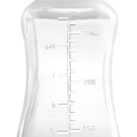 A set of bottles for feeding "Basic M&B" 150 and 250 ml, fitted, white color-3