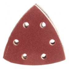 The triangle grinding bison 35583-080, perforated, P80, 93 x 93 x 93 mm, 5 pcs.