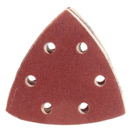 The triangle grinding bison 35583-080, perforated, P80, 93 x 93 x 93 mm, 5 pcs.