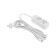 Extension cord Standard 2 nests, 5m, 2x1.0mm², b/s, white rexant