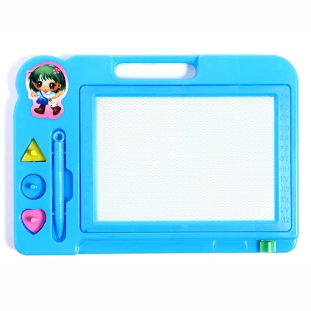 Magnetic board with colored crumbs, 3 stamps included, MIX color-8