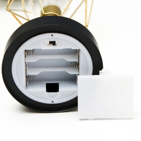ANTERN "Alter" LED from batteries 3haa black-gold 25x12x12 cm Risalux-8