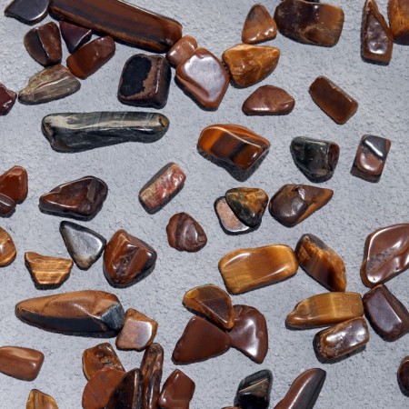 Set for creativity "Tiger Eye", Gate, fraction 0.7-0.9 cm, 100 grams